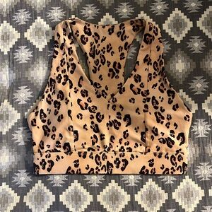 Leopard Print Sports Bra